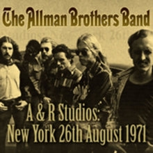 Allman Brothers Band: A & R Studios - New York 26Th August - CD