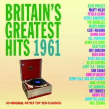 Various Artists: Britains Greatest Hits 1961 - CD