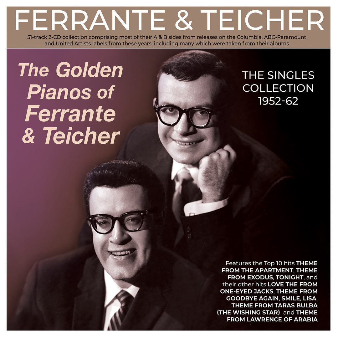 Ferrante & Teicher: The Golden Pianos Of Ferrante & Teicher - The Singles Collection 1952-62 - CD