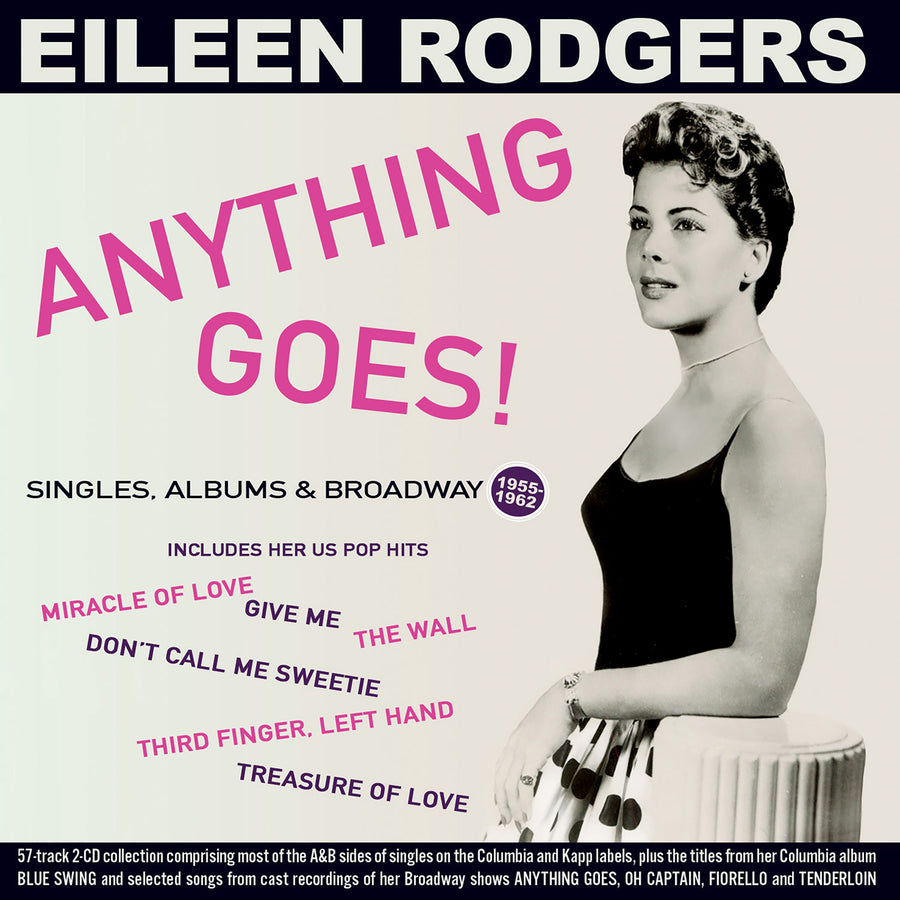 Eileen Rodgers: Anything Goes! Singles. Albums & Broadway 1955-62 - CD