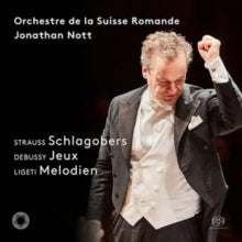 Orchestre De La Suisse Romande / Jonathan Nott: Strauss: Schlagobers / Debussy: Jeux / Ligeti: Melodien - CD