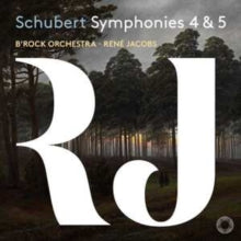 Brock Orchestra / Rene Jacobs: Schubert: Symphonies 4 & 5 - CD