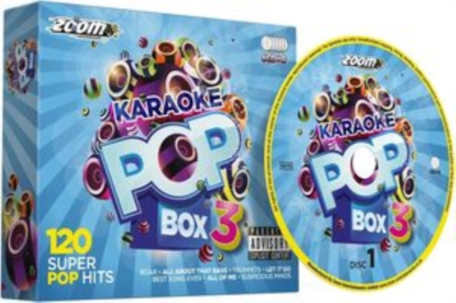 Various Artists: Karaoke Pop Box 3 Party Pack - 120 Songs (CD+G) - CD