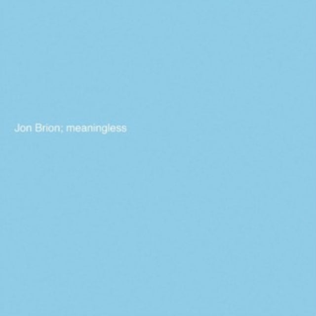 Jon Brion: Meaningless (Baby Blue Vinyl) (Indie Exclusive) - Vinyl