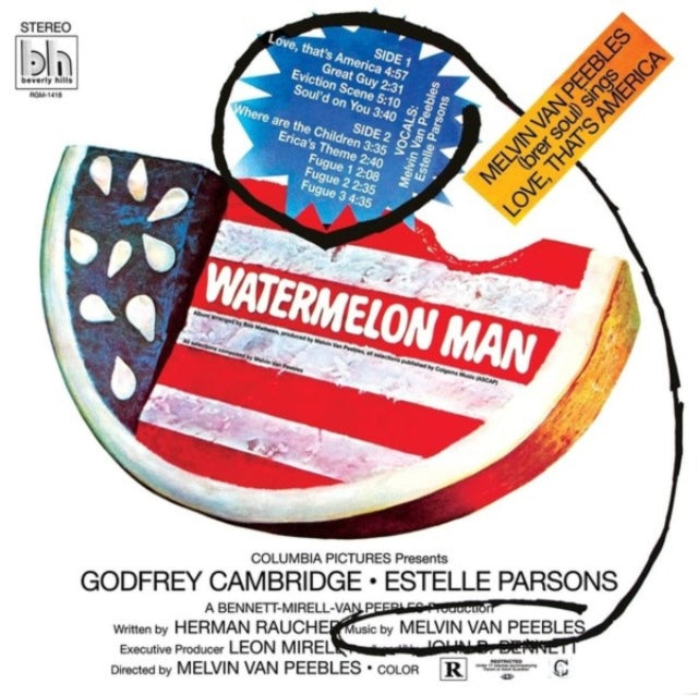 Melvin Van Peebles: Watermelon Man (Green Watermelon Skin Vinyl) - Vinyl
