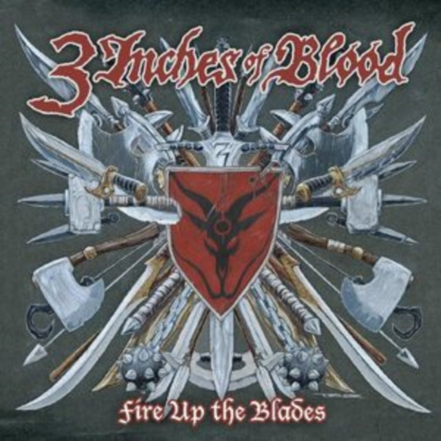 3 Inches of Blood: Fire Up The Blades (Expanded Edition) (Crimson Fire Vinyl) - Vinyl