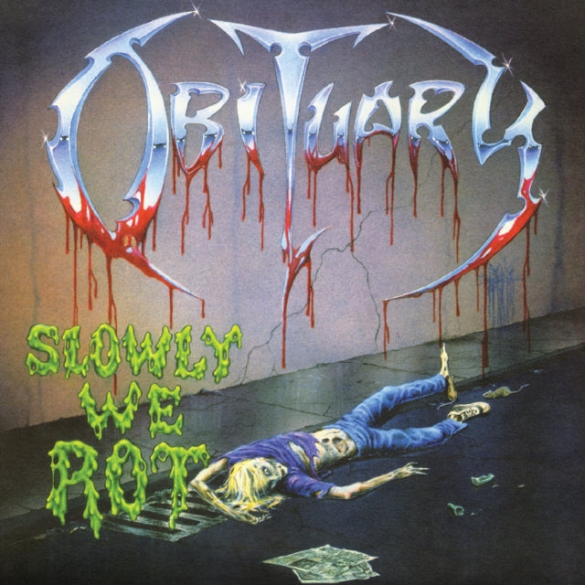 Obituary: Slowly We Rot (Remastered/Expanded Edition) (Corpse Blue/Blood Splatter Vinyl) - Vinyl