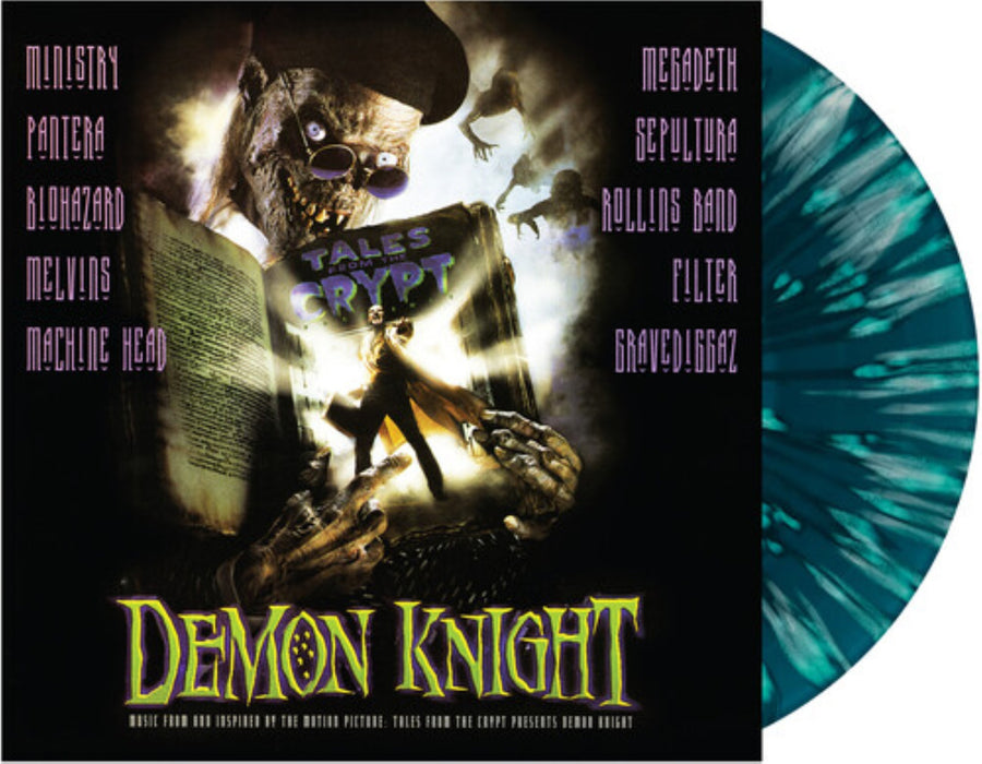 Various Artists: Tales From The Crypt Presents: Demon Knight - Original Soundtrack (Blue/White Cryptkeeper Halloween Splatter Vinyl) - Vinyl