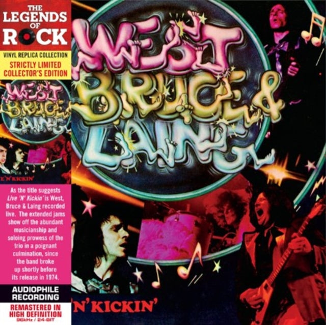 West, Bruce & Laing: Live N Kickin - CD