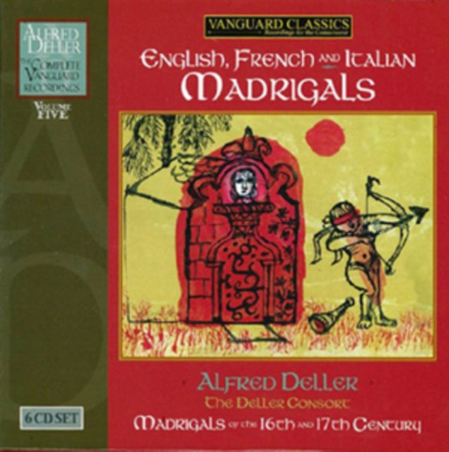 Alfred Deller / Deller Consort / Etc: Deller Edition: Madrigals: French Italian English - CD