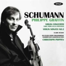 Philippe Graffin / Poppen: Schumann: Violin Concerto. Violin Sonata 2 / C Schumann: 3 Romances - CD