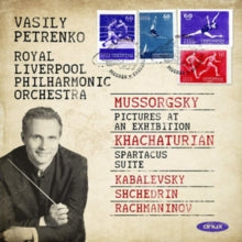 Royal Liverpool Philharmonic Orchestra / Vasily Petrenko: Mussorgsky: Pictures At An Exhibition. Khachaturian: Spartacus Suite. Kabalevsky. Shchedrin. Rachmaninov - CD