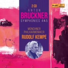 Munchner Philharmoniker: Anton Bruckner: Symphonies 4 & 5 - CD