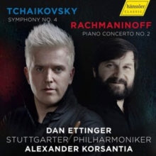 Ettinger / Stuttgarter Phil: Tchaikovsky: Symphony No.4 And Rachmaninov: Piano Concerto No.2 - CD