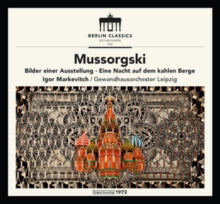 Gewandhausorchester Leipzig / Igor Markevitch /: Mussorgsky: Pictures At An Exhibition / Night On Bald Mountain (Remastered) - CD