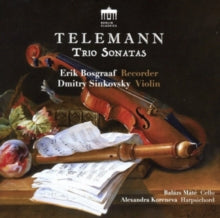 Erik Bosgraaf / Dmitry Sinkovksy: Telemann: Trio Sonatas - CD