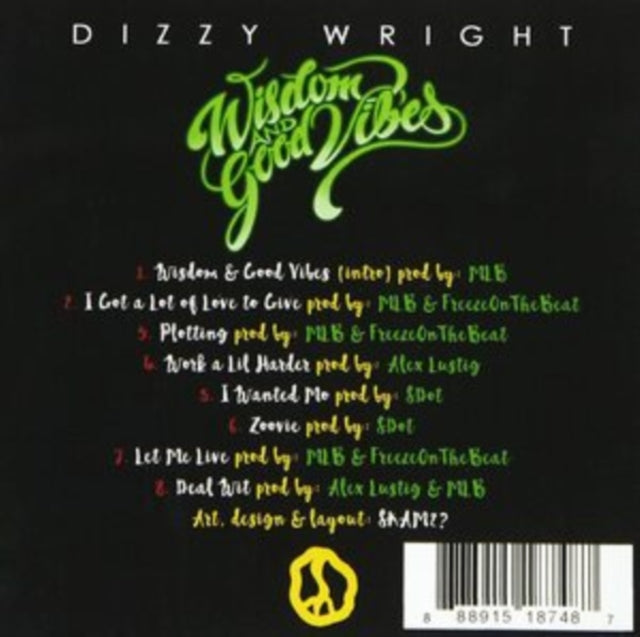 Dizzy Wright: Wisdom & Good Vibes - CD