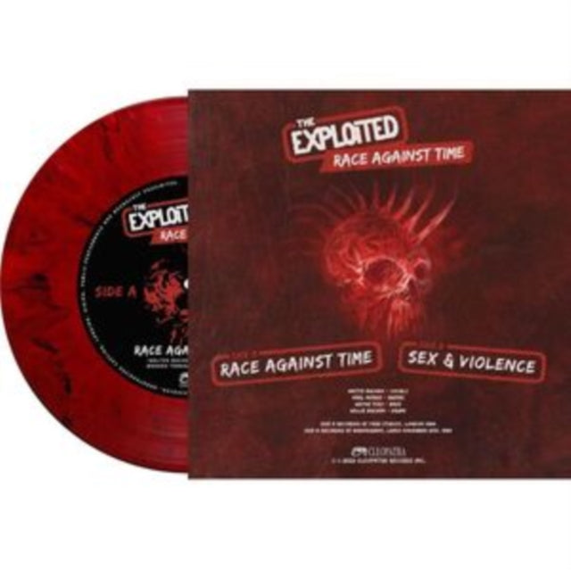 The Exploited: Race Against Time (Red Marble Vinyl) - Vinyl
