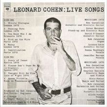 Leonard Cohen: Live Songs - Vinyl