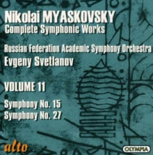 Evgeni Svetlanov / Russian Academic: Myaskovsky: Syms 15. 27 - CD