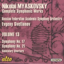 Evgeni Svetlanov / Russian Academic: Myaskovsky: Syms 17 & 21 Etc - CD
