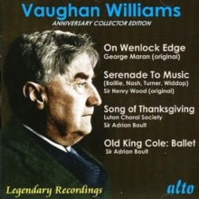 Maran. Boult Etc: Vaughan Williams Anniversary Collection (Wenlock Edge Etc) - CD