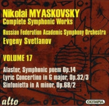 Evgeni Svetlanov / Russian Academic: Myaskovsky: Alastor. Sinfonietta Op10 - CD