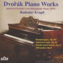 Radoslav Kvapil: Dvorak Pno Music On His Own Piano - CD