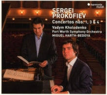 Fort Worth Symphony Orchestra / Miguel Harth-bedoya / Vadym Kholodenko: Prokofiev: Piano Concertos No.1. 3 & 4 - CD