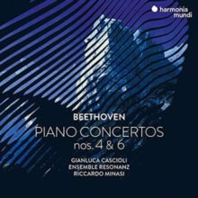 Ensemble Resonanz / Riccardo Minasi / Gianluca Cascioli: Beethoven: Piano Concertos Nos. 4 & 6 - CD