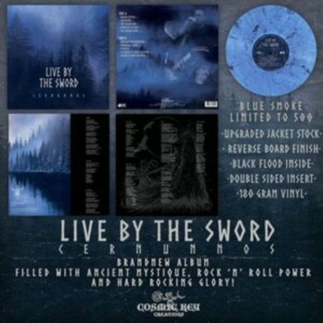Live by the Sword: Cernunnos (Blue Smoke Vinyl) - Vinyl