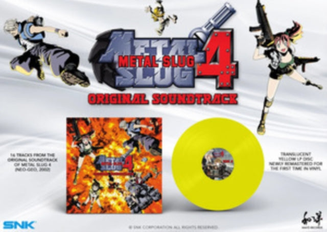 SNK Sound Team: Metal Slug 4 - Original Soundtrack (Yellow Vinyl) - Vinyl