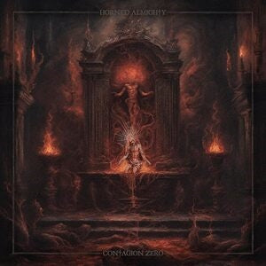 Horned Almighty: Contagion Zero (Transparent Red/Black Marble Vinyl) - Vinyl