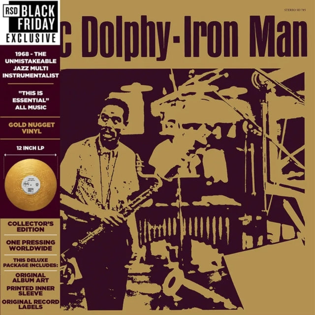 Eric Dolphy: Iron Man (Gold Marble Vinyl) (Black Friday 2023) - Vinyl