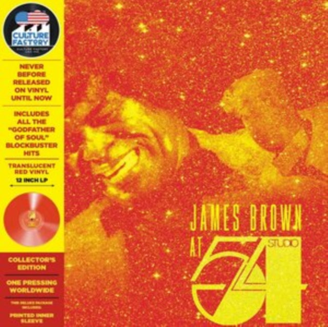 James Brown: At Studio 54 (Red Vinyl) - Vinyl