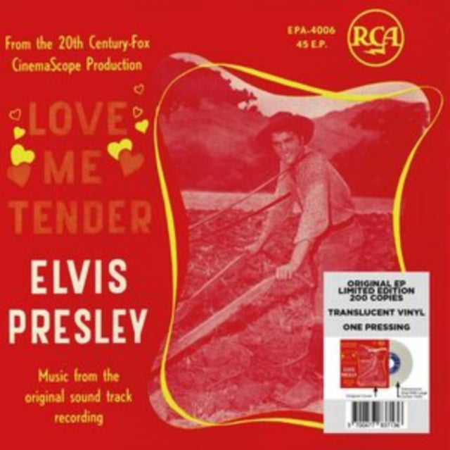 Elvis Presley: Etranger No. 14 - Love Me Tender (Belgium) (Translucent Vinyl) - Vinyl