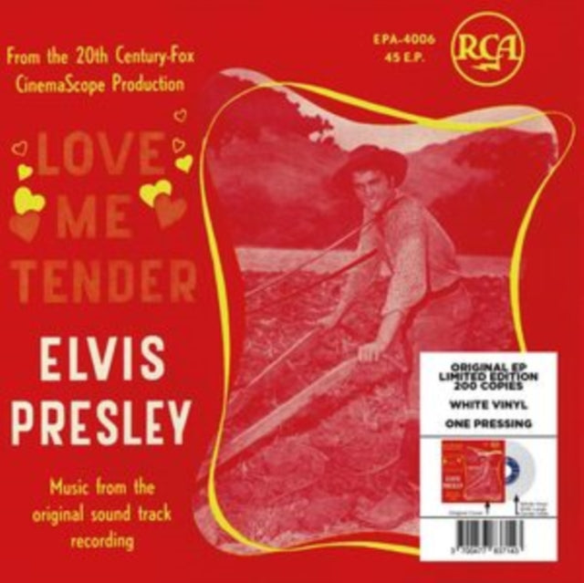 Elvis Presley: Etranger No. 14 - Love Me Tender (Belgium) (White Vinyl) - Vinyl