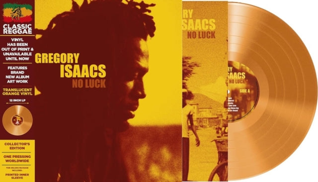 Gregory Isaacs: No Luck (Orange Translucent Vinyl) - Vinyl