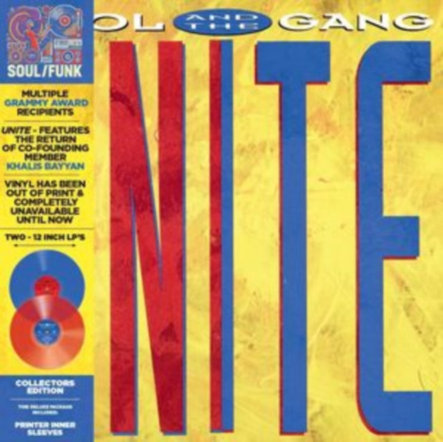 Kool & the Gang: Unite (Blue/Red Vinyl) - Vinyl