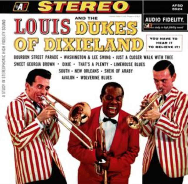 Louis Armstrong & the Dukes of Dixieland: Louis And The Dukes Of Dixieland (Red Vinyl) - Vinyl