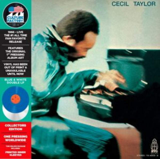 Cecil Taylor: Student Studies (Blue/White Vinyl) - Vinyl