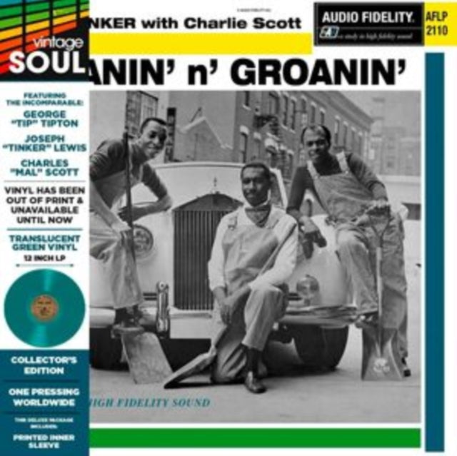 Tip & Tinker With Charlie Scott: Moanin N Groanin (Turquoise Vinyl) - Vinyl