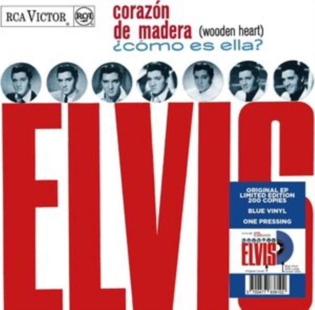 Elvis Presley: Ep Etranger No. 13 - Corazon De Madera (Espagne) (Limited Blue Vinyl) - Vinyl