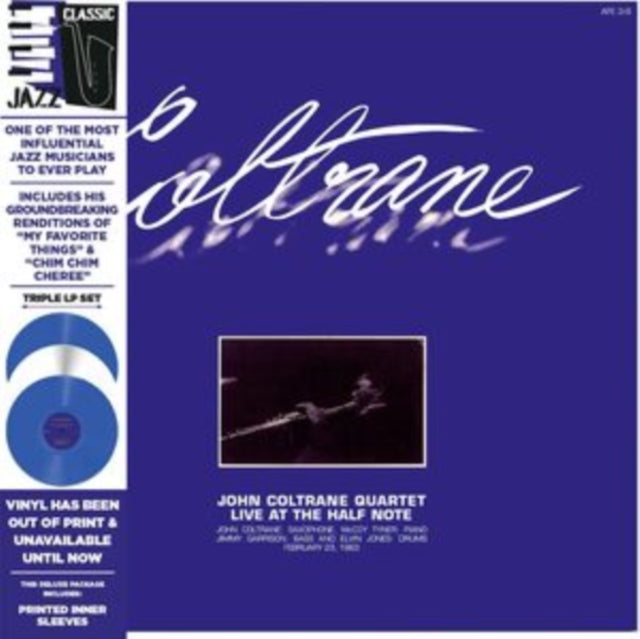John Coltrane: Live At The Half Note (Blue/White/Blue Vinyl) - Vinyl