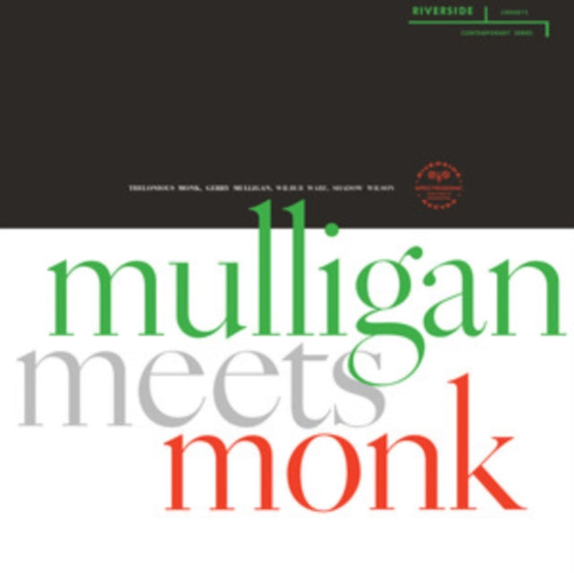 Thelonious Monk and Gerry Mulligan: Mulligan Meets Monk - Vinyl