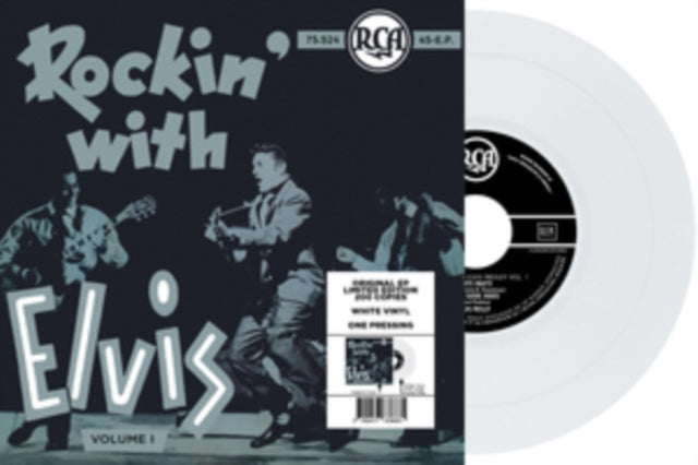 Elvis Presley: Ep Etranger Ndeg19 - Rockin With Elvis (Volume I) (Belgium) (White Vinyl) - Vinyl