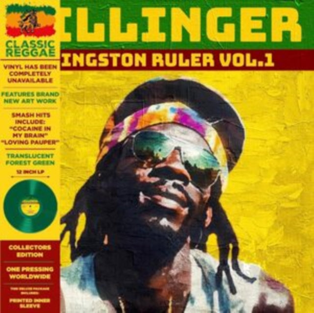 Dillinger: Kingston Ruler Vol. 1 (Green Vinyl) - Vinyl