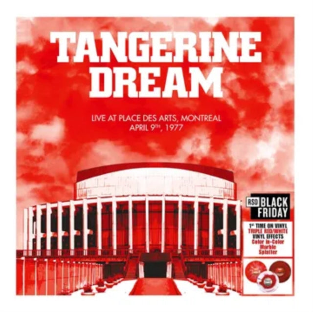 Tangerine Dream: Place Des Arts. Montreal - April 9Th. 1977 - Bf 2025 (Red/White Colour In-Colour/Marble/Splatter Effects Vinyl) - Vinyl