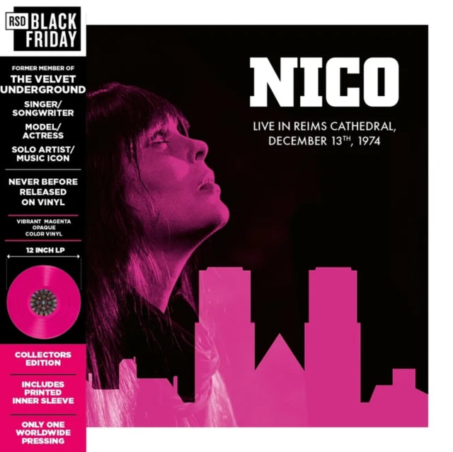 Nico: Live In Reims Cathedral - December 13Th. 1974 - Bf 2025 (Bright Magenta Vinyl) - Vinyl
