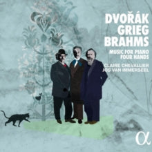 Claire Chevallier / Jos Van Immerseel: Dvorak / Grieg / Brahms: Music For Piano Four Hands - CD